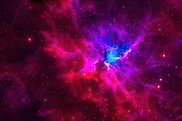 Ruimte achtergrond realistische sterrenhemel kosmos en stralende sterren melkweg en stardust kleur galaxy