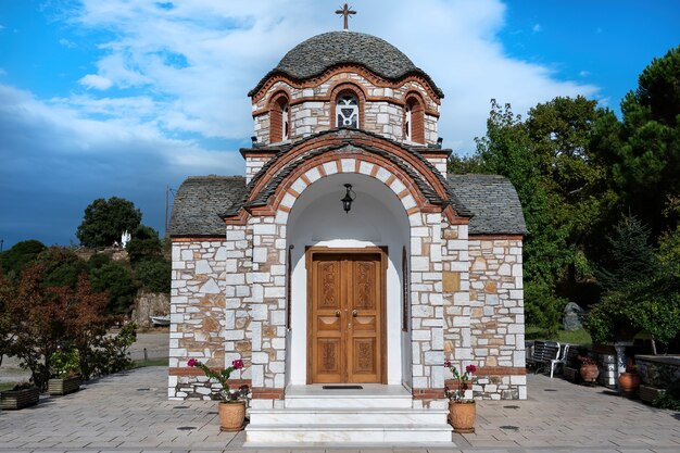 Saint Nicolas Orthodox Chapel in Olympiada, Griekenland