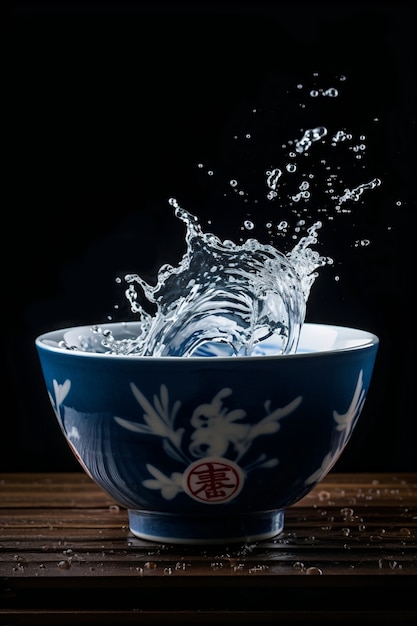 Gratis foto sake japans drankstilleven