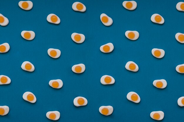 Samenstelling met snoep eieren