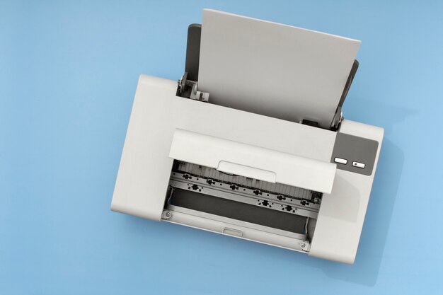 Samenstelling stillevenprinter bovenaanzicht