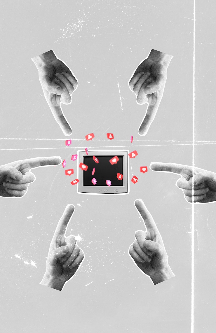 Gratis Foto samenstelling van sociale media-concepten