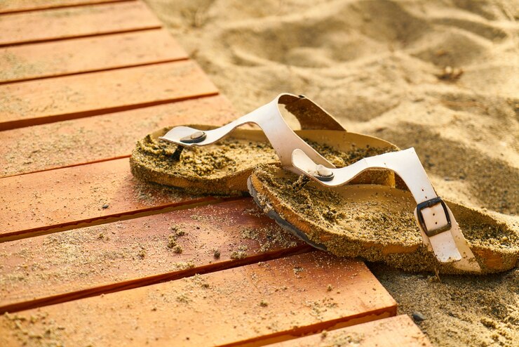 Gratis Foto sandalen met zand