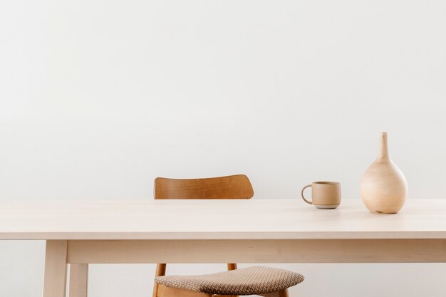 Scandinavische minimalistische stijl met designruimte