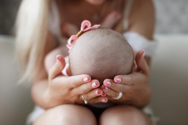 schattige baby geboren