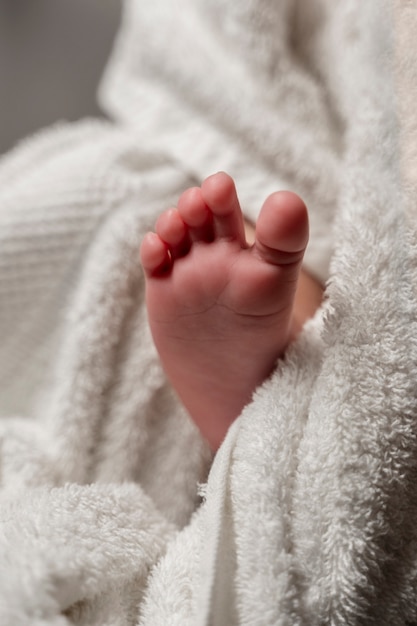 Schattige kleine baby in hun eerste levensjaar