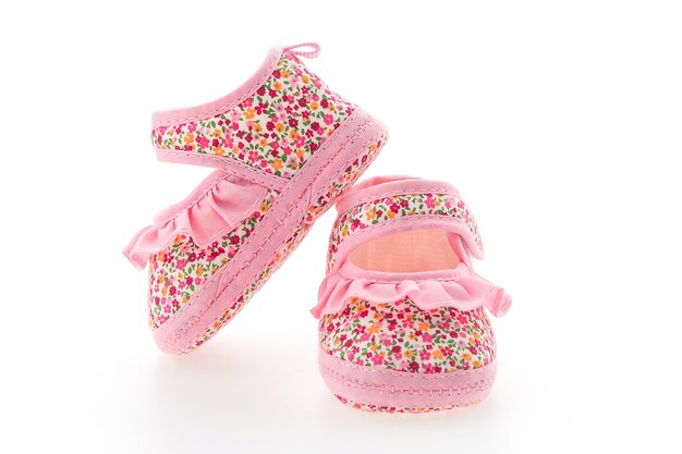 Schattige roze baby schoenen