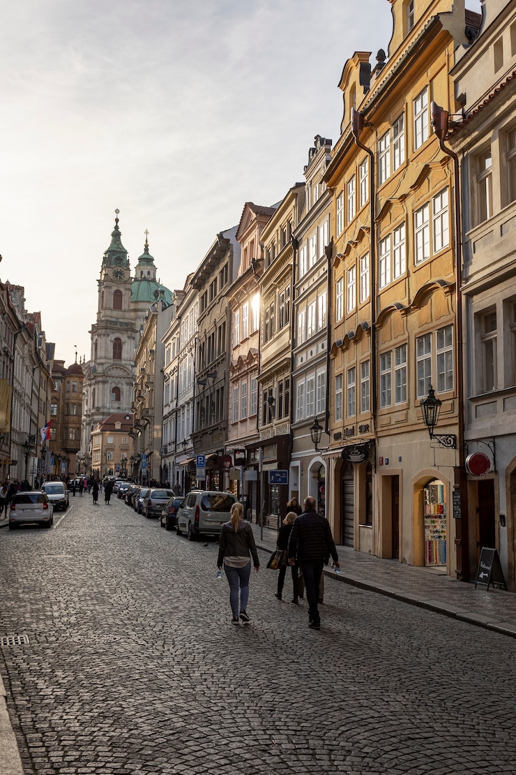 Gratis Foto schone straten van praag