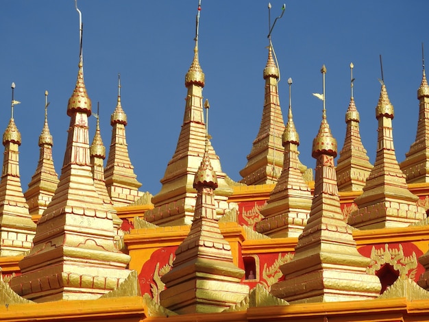 Gratis foto schot van thanboddhay pagoda mandalay myanmar