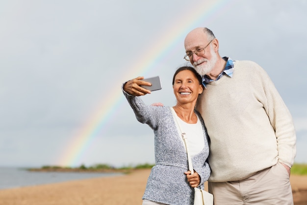 Selfie van vakantie