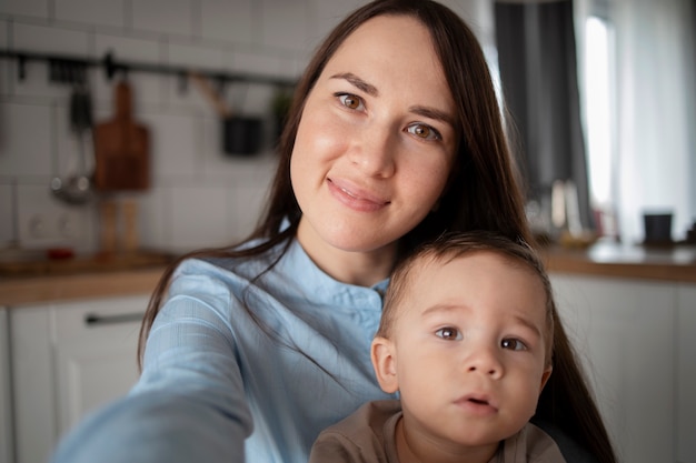 Selfieportret voor videogesprek