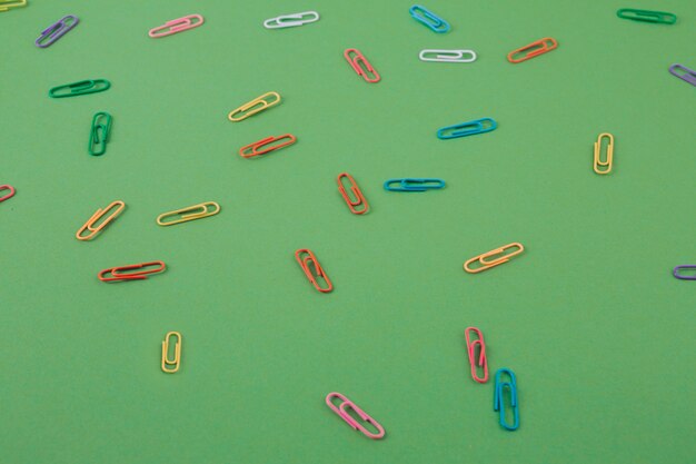 Set heldere paperclips