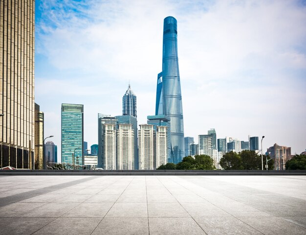 Shanghai stadsgebouw