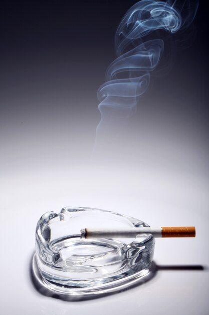 Sigaret in de asbak