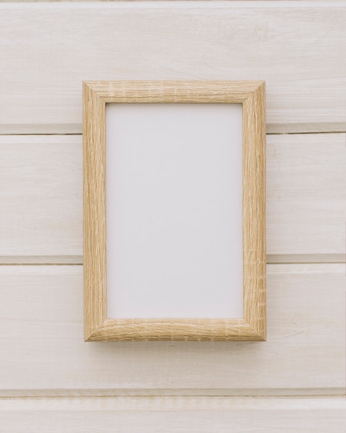 Gratis foto sjabloon met houten frame