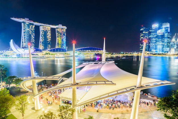 Skyline van Singapore