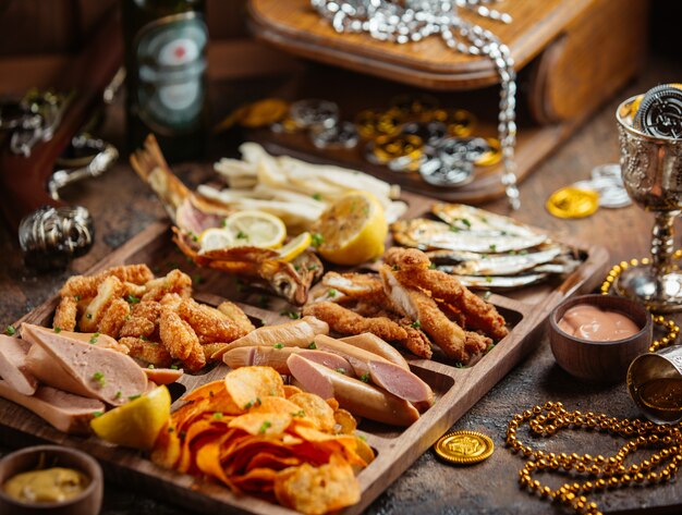 Slangen op de tafel voor Oktoberfest