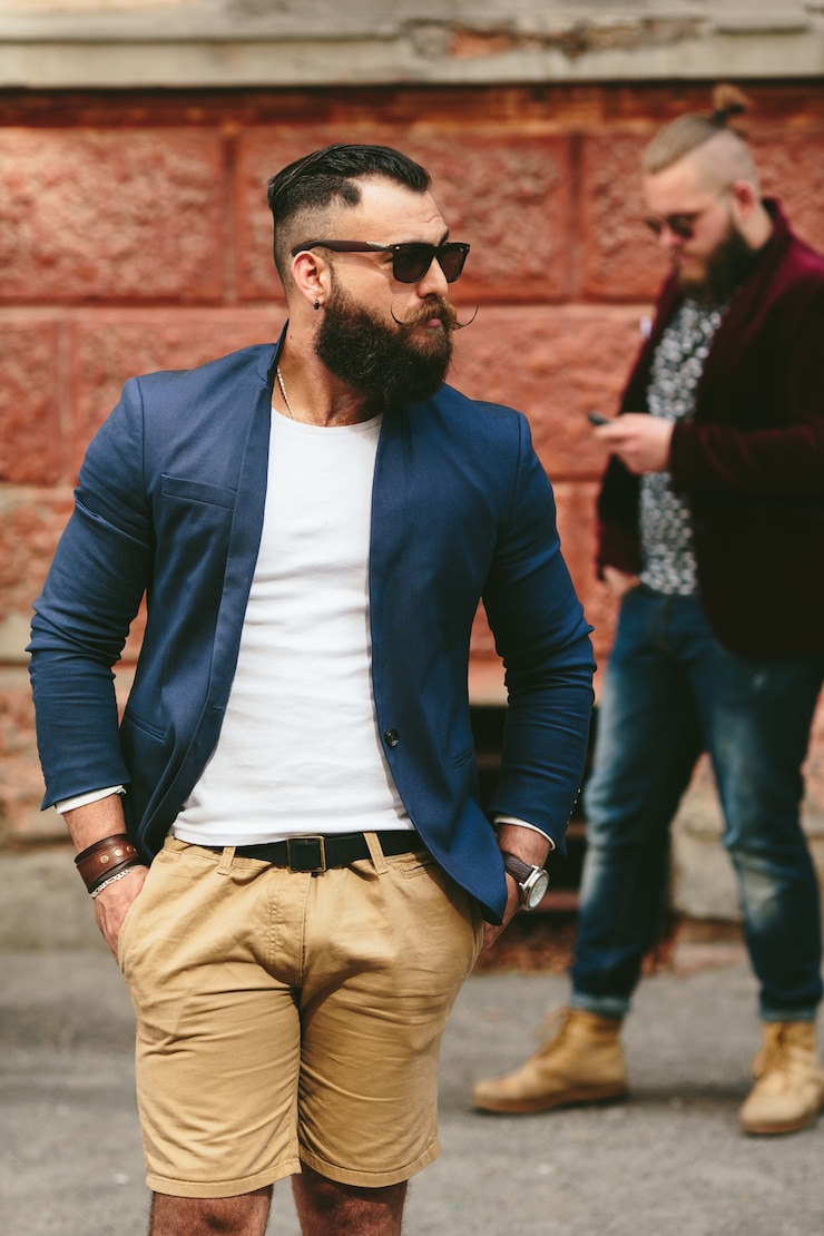 Gratis Foto slimme man met handen in de zakken