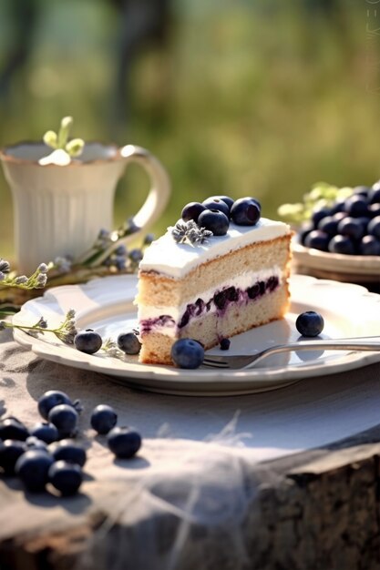 Sluit omhoog op buitensporig dessert