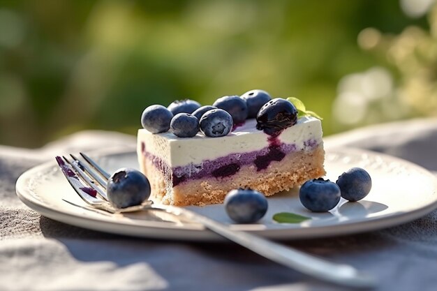 Sluit omhoog op buitensporig dessert