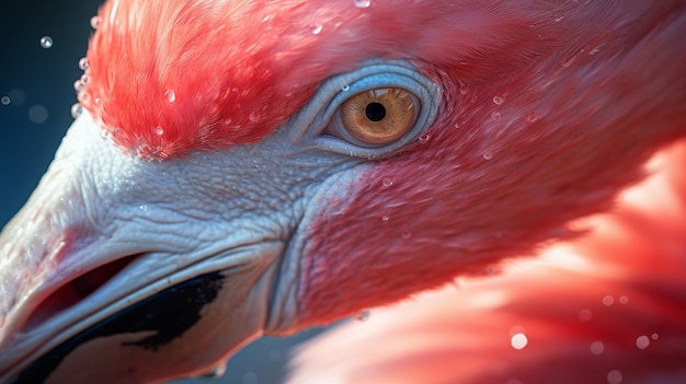 Gratis foto sluit omhoog op mooie flamingo