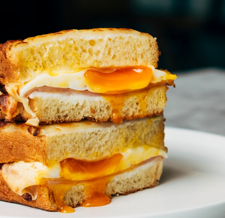 Gratis Foto sluit omhoog van een eisandwich