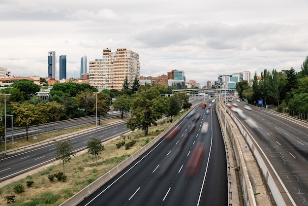 Snelweg M30 in Madrid