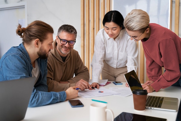 Sociale integratie van werkend team