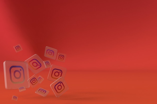 Sociale media achtergrond instagram