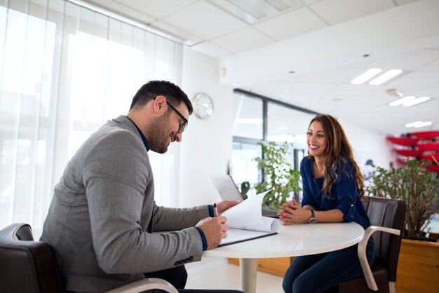 Sollicitatiegesprek en selectie van kandidaten voor werk