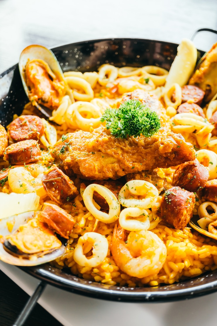 Gratis Foto spaanse paella