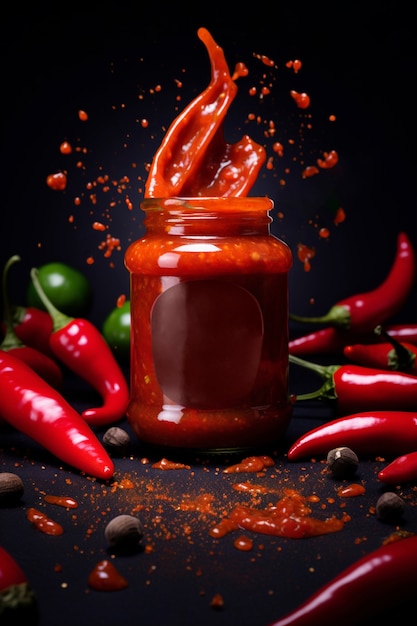 Specerij smaak op basis van chili peper