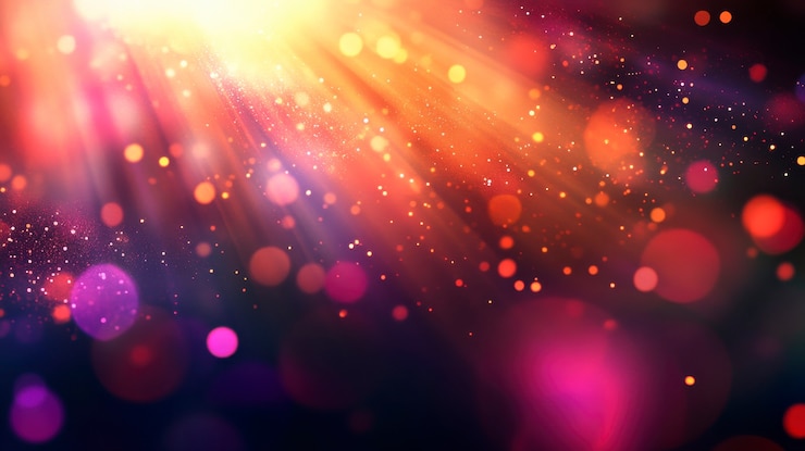 Gratis Foto spectrum en flitsen van gekleurd licht