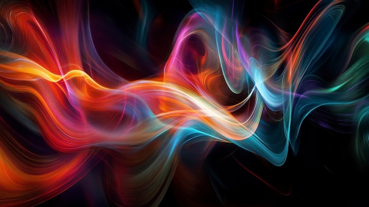 Gratis Foto spectrum en flitsen van gekleurd licht