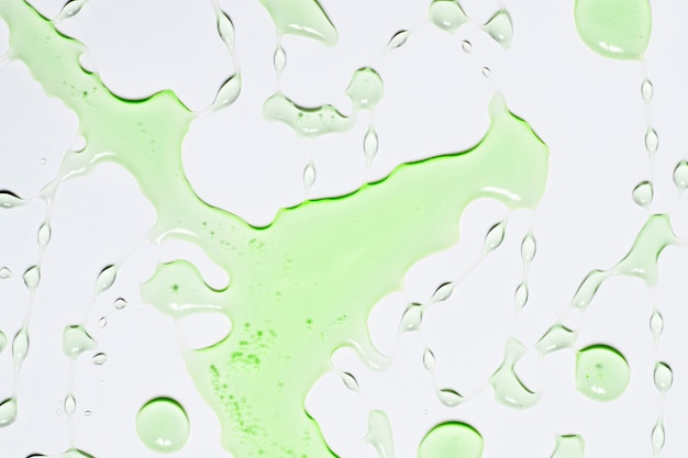 Splash van groen water