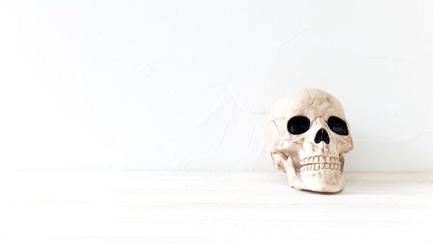 Spookachtige schedel voor Halloween