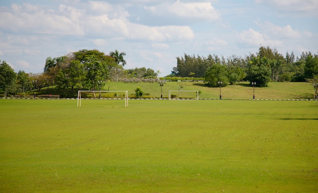 Sportveld leeg