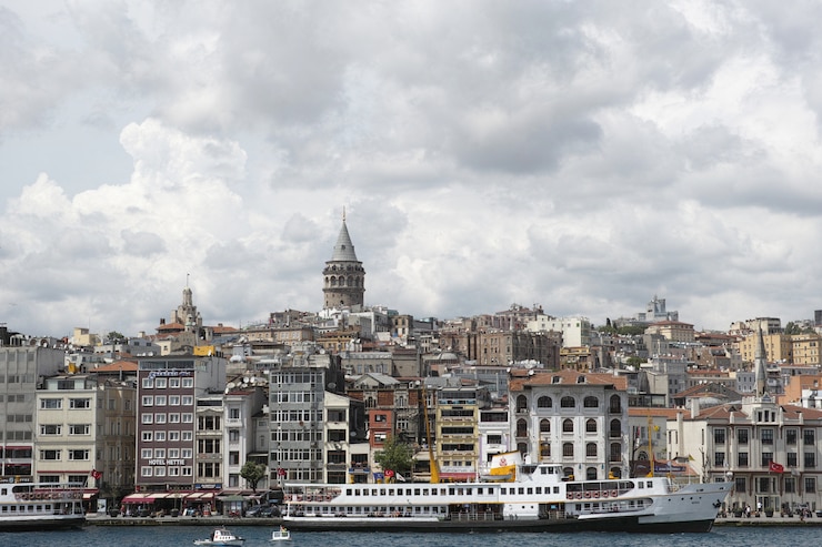 Gratis Foto stad gezien vanuit de verte