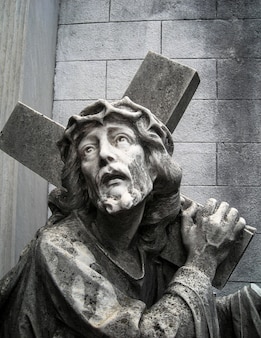 Standbeeld van jezus christus