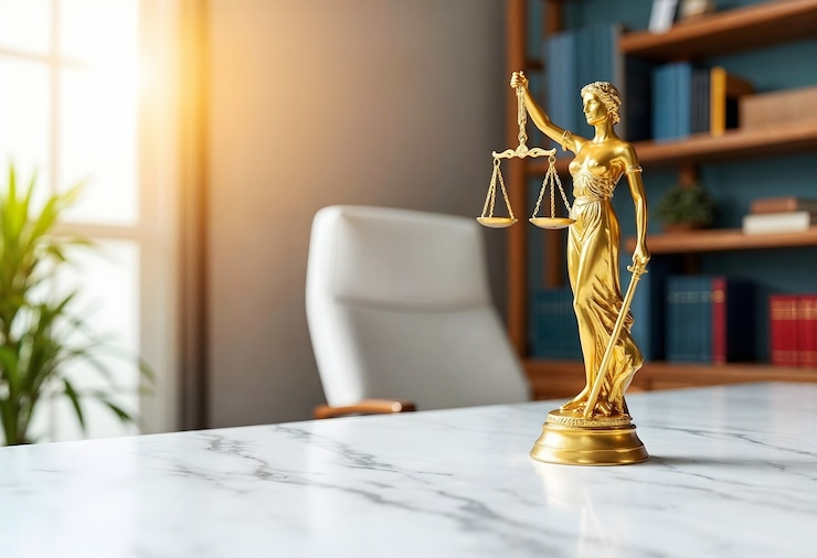 Gratis Foto standbeeld van lady justice.