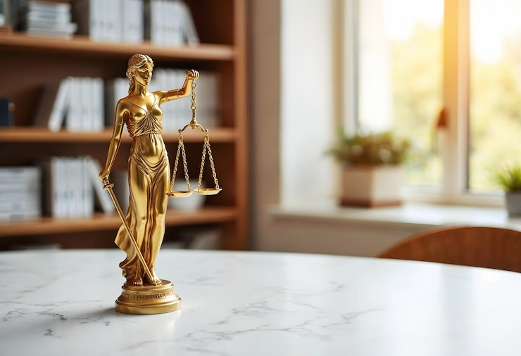 Gratis Foto standbeeld van lady justice.