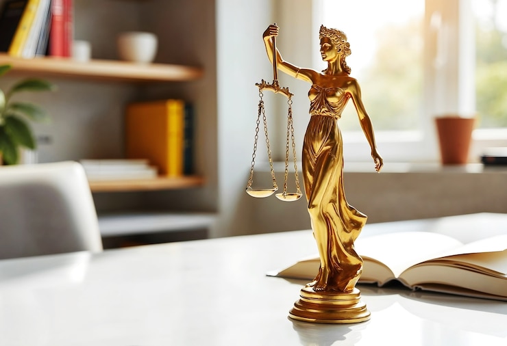 Gratis Foto standbeeld van lady justice.