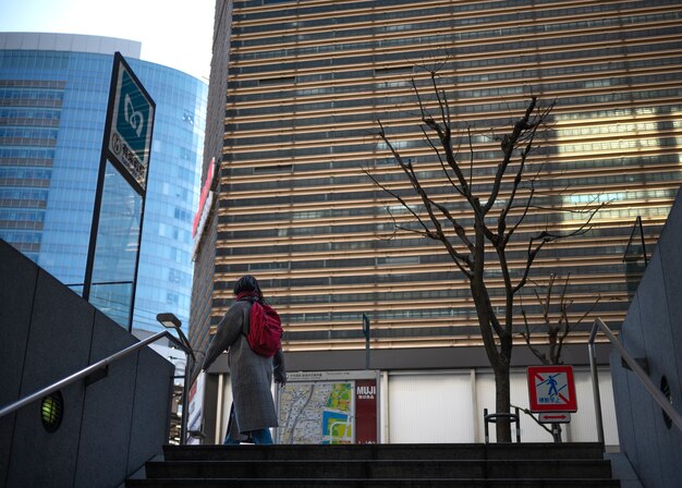 Stedelijk landschap van de stad Tokio gedurende de dag
