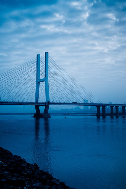 Stedelijke skyline met stadsbeeld