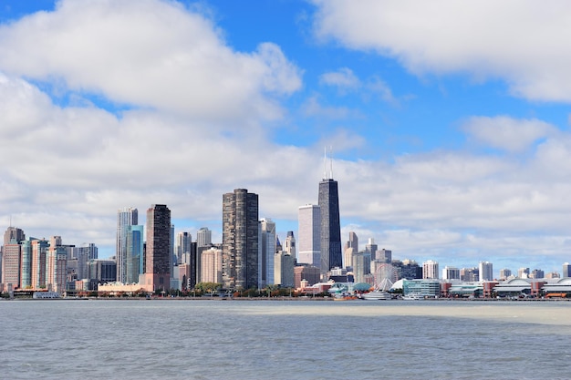 Stedelijke skyline van de stad Chicago