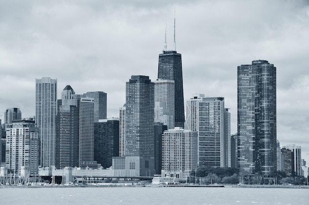 Stedelijke skyline van de stad Chicago