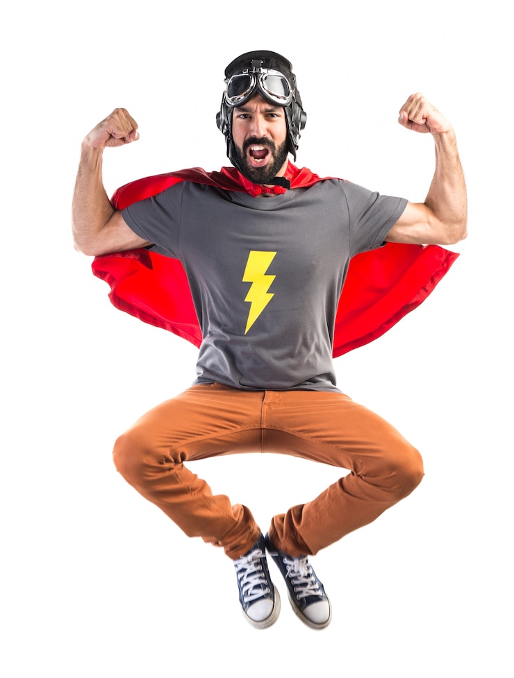 Gratis Foto sterke superheld