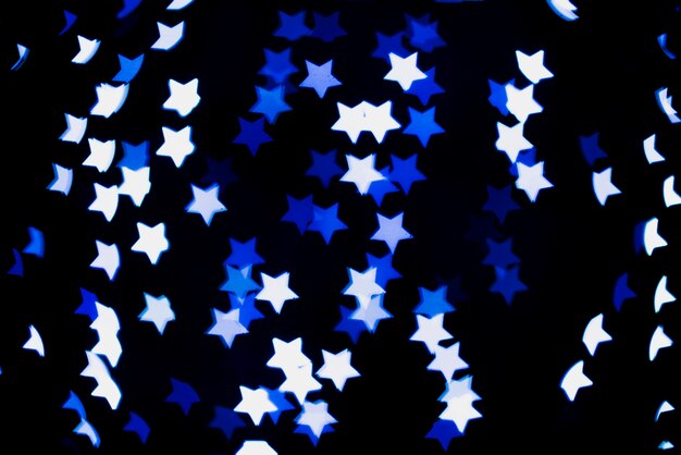 Stervormige neonlichtenachtergrond