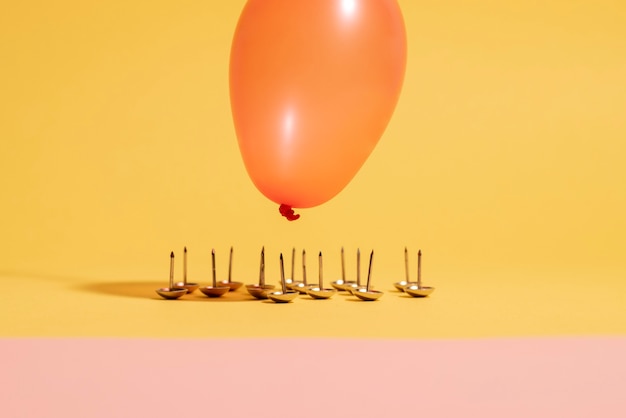 Stille natuur die het concept van ethiek illustreert