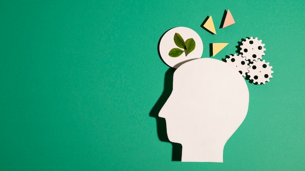 Stille natuur die het concept van ethiek illustreert